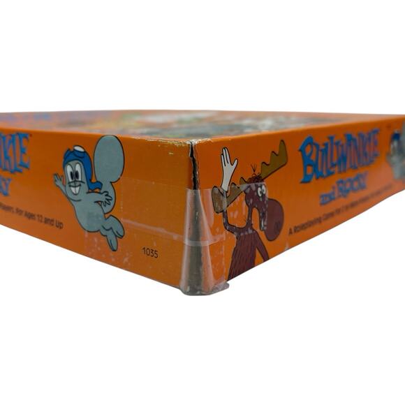 NOB Vintage 1988 "BULLWINKLE AND ROCKY Role Playing Party Game" SEALED OPEN BOX - Picture 4 of 16